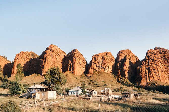 3-Day tour around Issyk Kul Lake with Yurt stay and Eagle hunting show - Day one: Burana Tower, Konorchek, and the first lake views