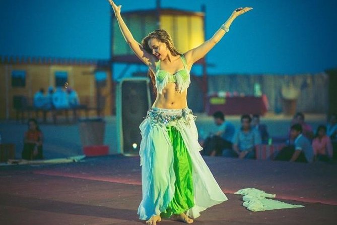 Abu Dhabi 4x4 Desert Safari BBQ Dinner , Camel Ride , Belly Dance - The 30 to 40 minute dune-bashing run