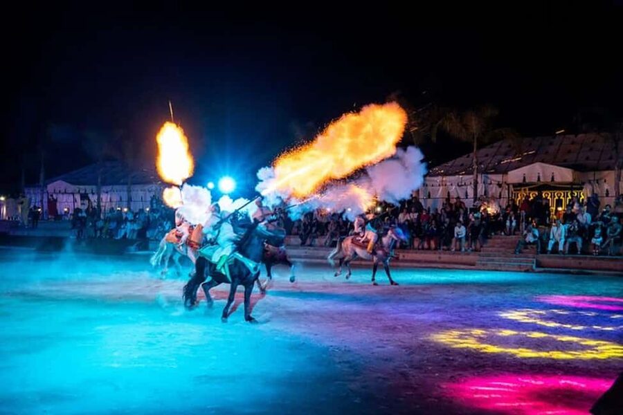 Agadir Fantazia Berber Night Show with Dinner with pick up - A full evening of Moroccan food and spectacle