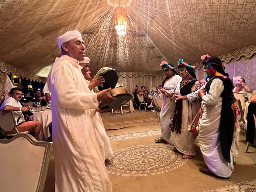 Agadir Fantazia Berber Night Show with Dinner with pick up - What appears on the Moroccan dinner menu