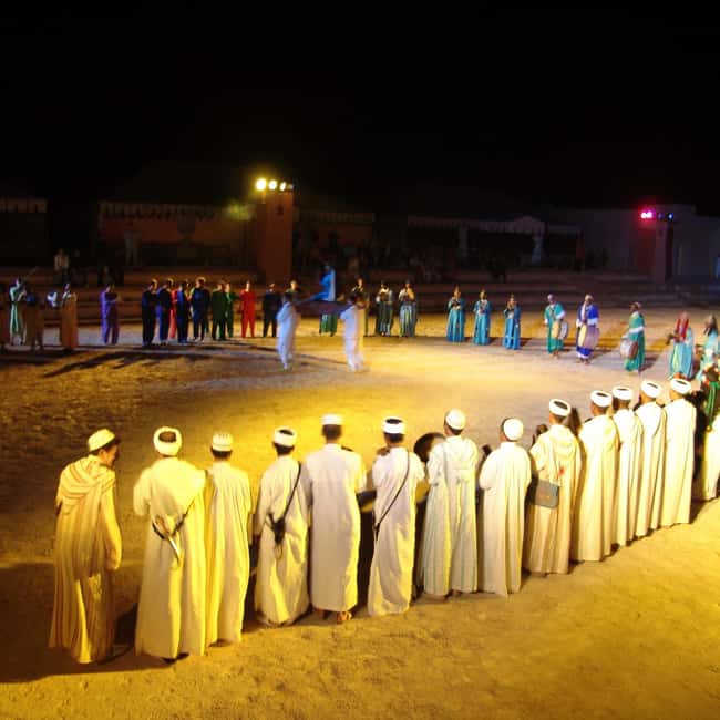 Agadir Fantazia Berber Night Show with Dinner with pick up - Moving from the tent to the Fantasia stadium