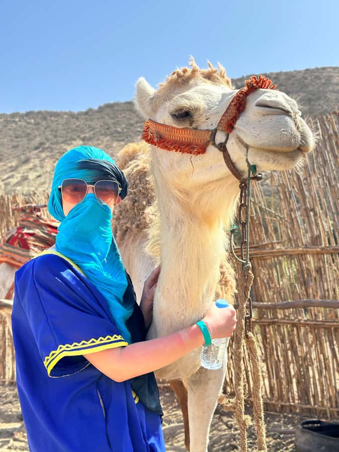 Agadir/Taghazout: Sunset Camel Ride with BBQ and Music Show - A 30-minute ride through banana groves