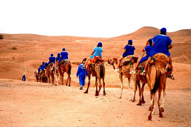 Agafay Desert ,camel ride & Dinner Show - The high-dune photo stop and Atlas Mountain views