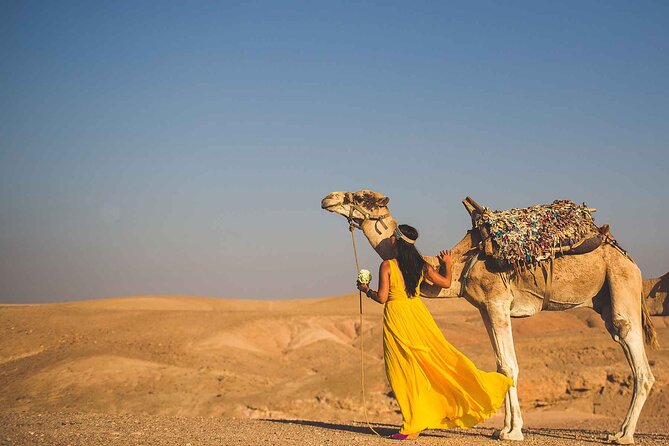 Agafay Desert Package, Quad Bike, Camel Ride and Dinner Show - Mint tea, tents, and the slower side of the visit