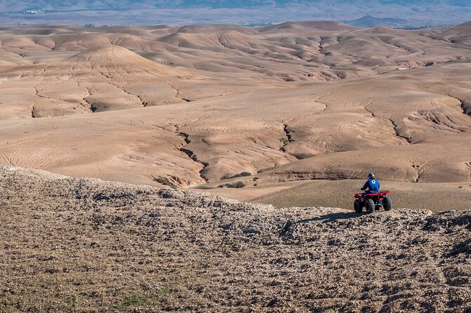 Agafay Desert Package, Quad Bike, Camel Ride and Dinner Show - The camel ride and the blue desert outfit