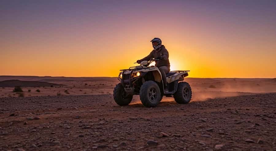 Agafay Desert: Quad Bike, Camel Ride, Sunset & Dinner Show - The argan cooperative stop