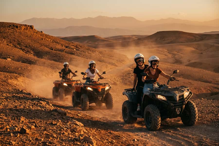 Agafay Desert: Sunset Camel, Quad Bike & Dinner Show, Pool - Key points to know before booking