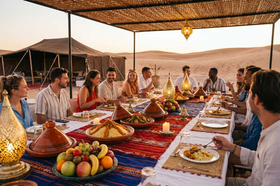 Agafay Desert: Sunset Camel, Quad Bike & Dinner Show, Pool - The sunset camel ride lasts about 20 minutes