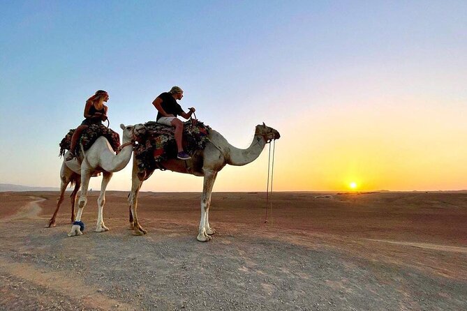 Agafay Desert Sunset Tour with Camel Ride ,Dinner and Show - Dinner, campfire, and Berber music