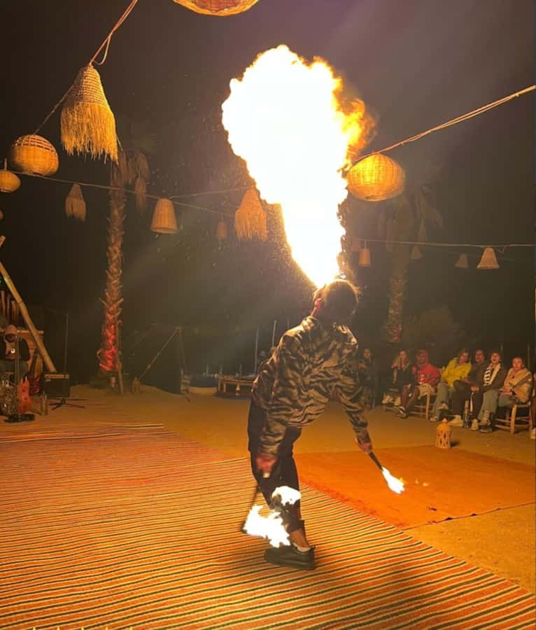 Agafay tour Quade Bike, Sunset and Romantic Dinner Show - A 20-minute camel ride after dark