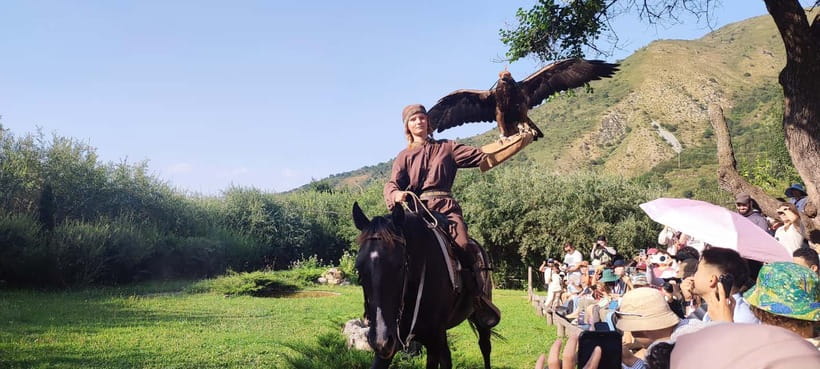 Almaty: Falconry show and Big Almaty Gorge - From Almaty Circus to the Tian Shan foothills