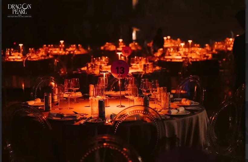 Bai Tu Long Bay: Dining Cave & Immersive Art Show - The evening begins at Ha Long International Port