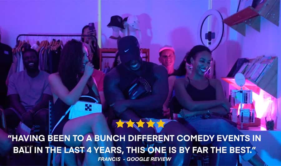 Bali's Secret Comedy Night Entry Ticket - What the Secret Comedy Night feels like
