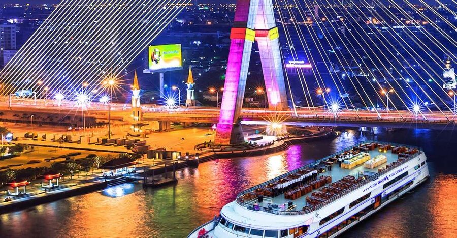 Bangkok: 2-Hour Dinner & Shows on White Orchid River Cruise - Welcome drinks and classical Thai dance