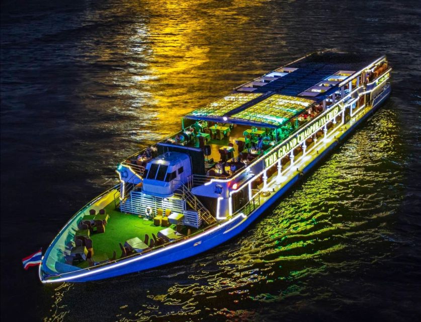 Bangkok: Grand Chao Phraya Dinner Cruise with Live Show - Key points to know before booking