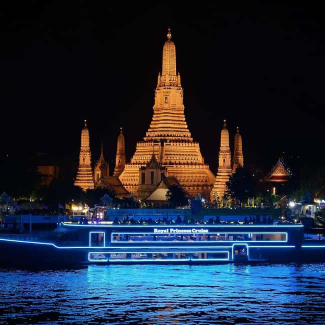Bangkok: Royal Princess Cruise with Buffet Dinner & Show - Three hours with Bangkok’s river as the view