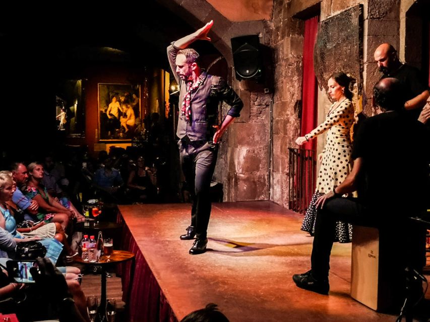 Barcelona: City Tour & Flamenco Show with Wine & Tapas - Meeting at the Frederic Soler statue