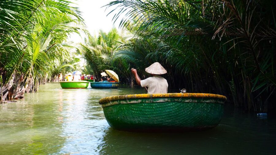 Basket Boat at Coconut Village, Kitchen Show and Big Lunch - Who will enjoy this Hoi An outing