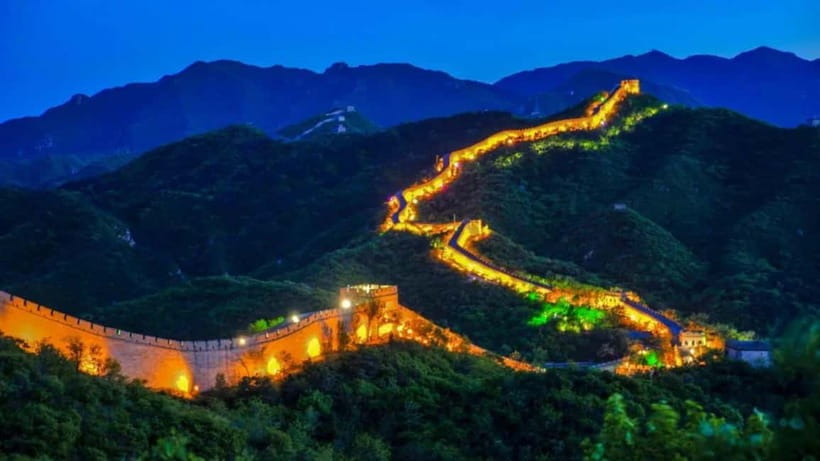 Beijing：Badaling Night Great Wall Ticket, Tour & Show - The North and South Fourth Towers