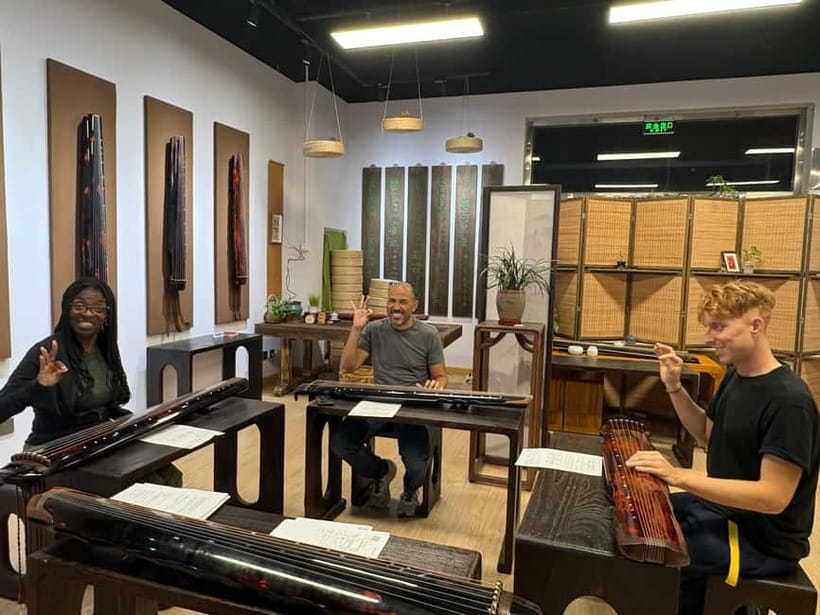 Beijing Culture Event: Tea Ceremony, Music Show, Calligraphy - Tea ceremony with porcelain cups and three tea styles