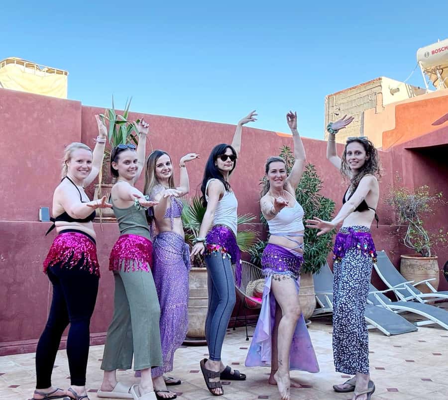 belly dancing course Marrakech - The music gives the class its character
