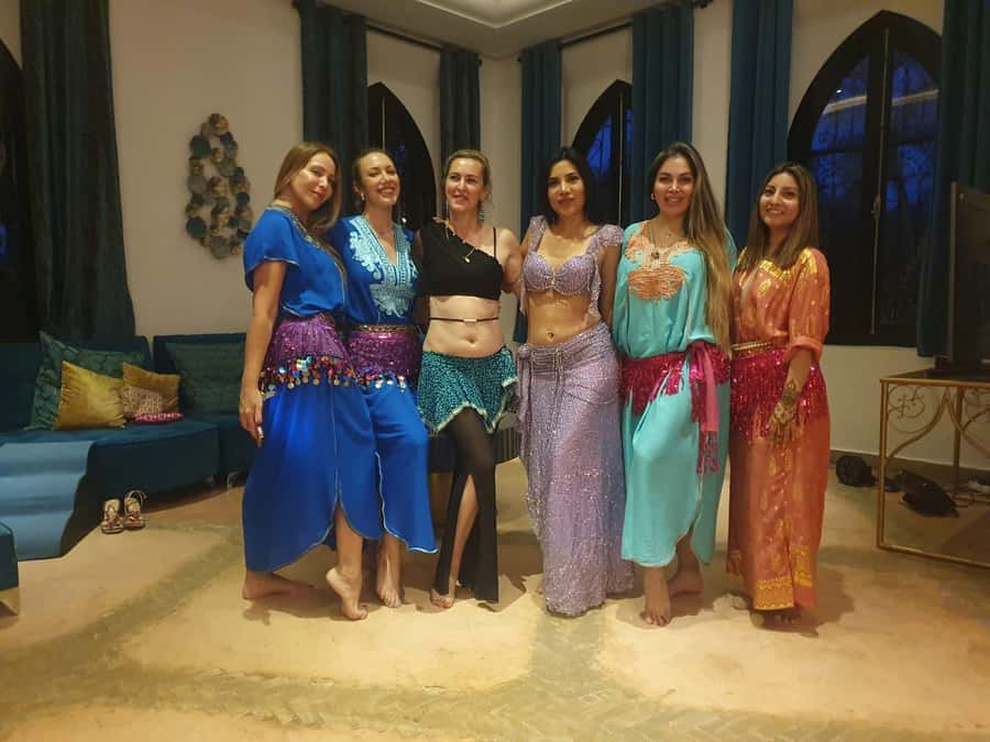 belly dancing course Marrakech - Practical preparation before pickup