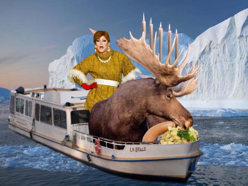 Berlin: Christmas cruise on the Spree with drag queen Audrey. - A Christmas cruise with a cabaret twist