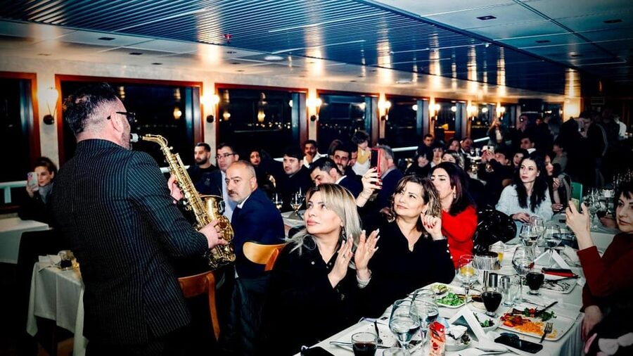 Bosphorus Dinner Cruise & Dance Shows with Private Table - Istanbul by night, seen from the Bosphorus