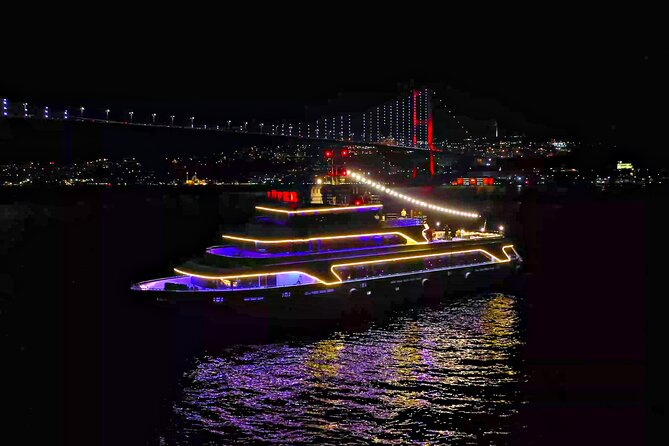 Bosphorus Dinner Cruise with Show and Private Table - The Bosphorus after dark