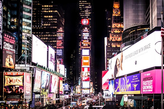 Broadway and Times Square Insider Tour with Theater Professional - Theater exteriors and the guide’s own Broadway hopes
