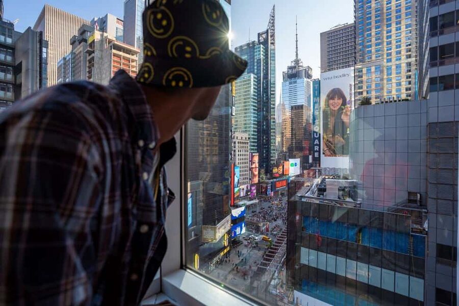 Broadway Backstage: From Times Square to Studio - Times Square and Duffy Square, before the lights take over