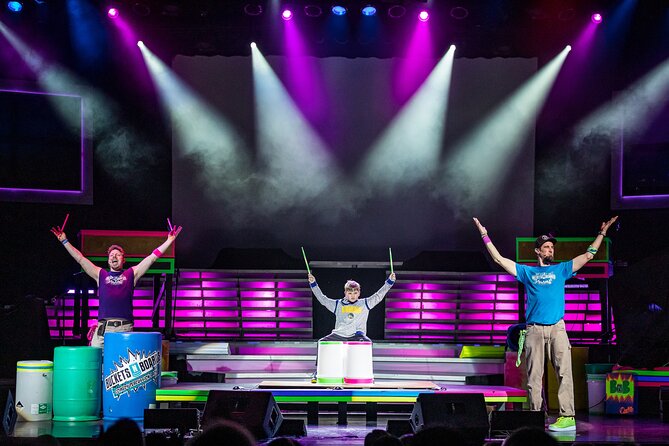 Buckets N Boards Comedy Percussion Show - Matt and Gareth Keep the Stage Moving