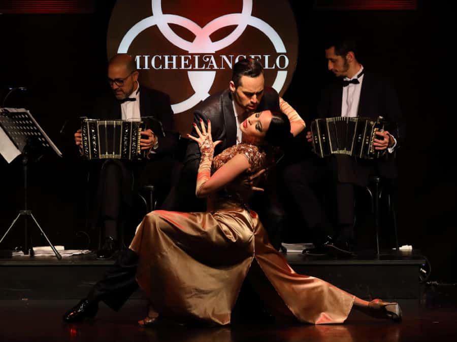 Buenos Aires: Live Michelangelo Tango & Folklore Show Ticket - Five tango couples keep the performance moving