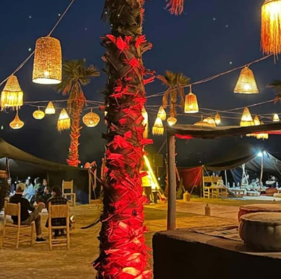 Buggy ride with camels and dinner show in agafay desert - The buggy ride across rocky desert tracks