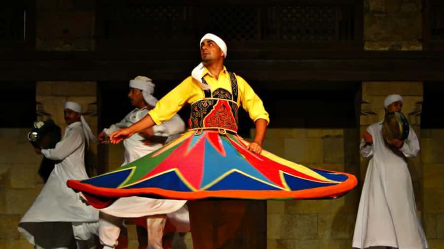 Cairo: Egyptian Heritage Tanoura Dancing Troupe Show - The guide and driver service