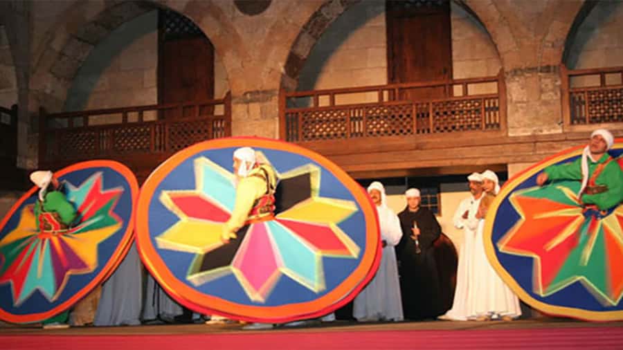 Cairo: Egyptian Heritage Tanoura Dancing Troupe Show - How the performance feels from your seat