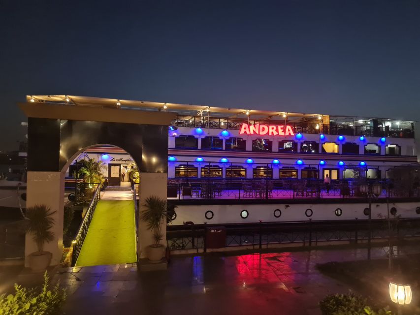 Cairo: Nile Dinner Cruise with Belly Dancer Show and Music - The Nile views from the open-air deck