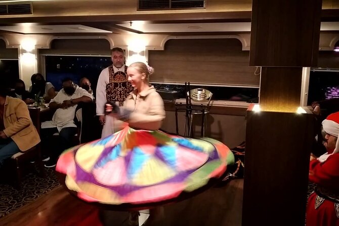 Cairo's Nile Cruise entertainment belly dancer&Tanora show&Dinner - Pickup and the Guide Matter in Cairo