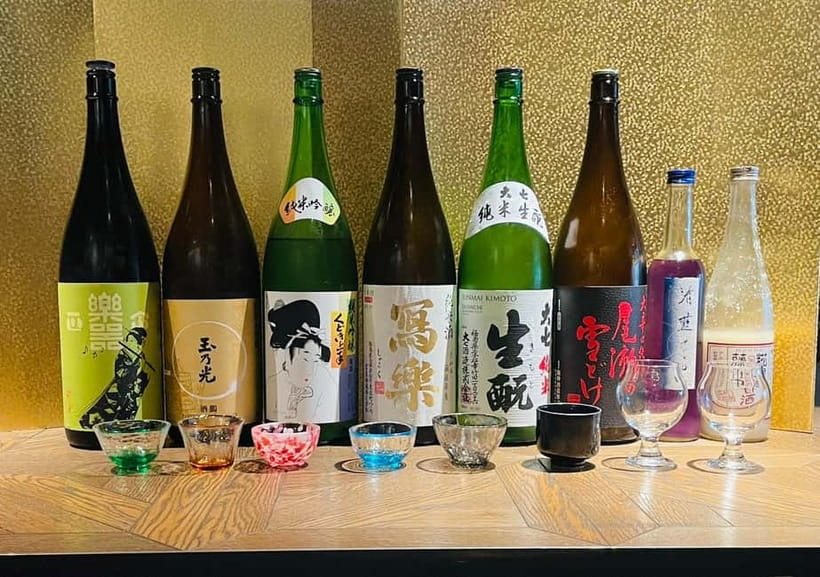 Casual Japanese sake tasting and snack experience, Kabukicho - Japanese snacks that change the tasting