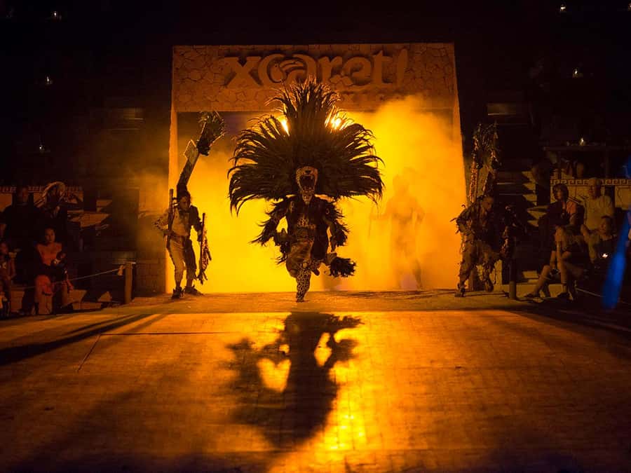 Check out the Night Show at Xcaret Park - Should you book Xcaret Mexico Espectacular?