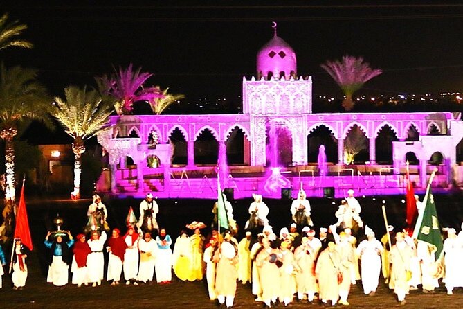Chez Ali Fantasia Folklore Show Ticket with Moroccan Dinner - Arriving at Chez Ali after dark