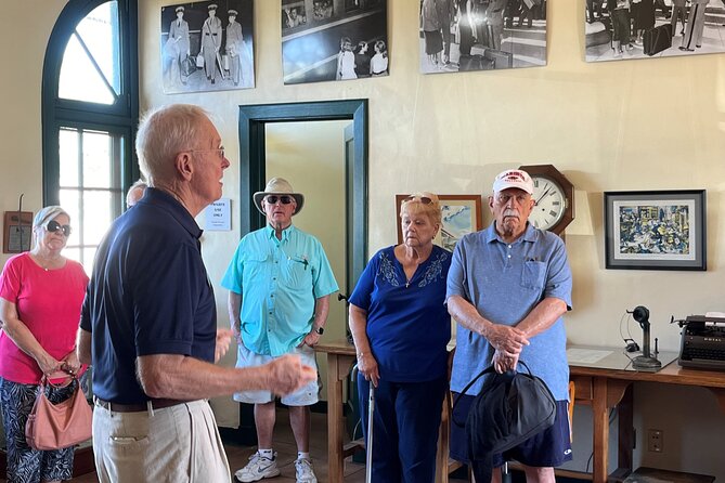 Circus Secrets of Venice Trolley Tour - The historic train station and circus train car