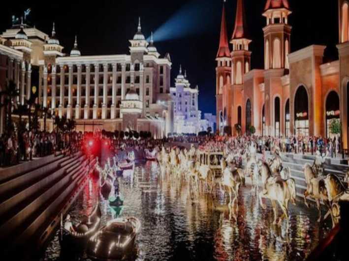City of Side: Land of Legends Night Show & Hotel Transfer - Photographs, shopping, and the three-and-a-half-hour stop