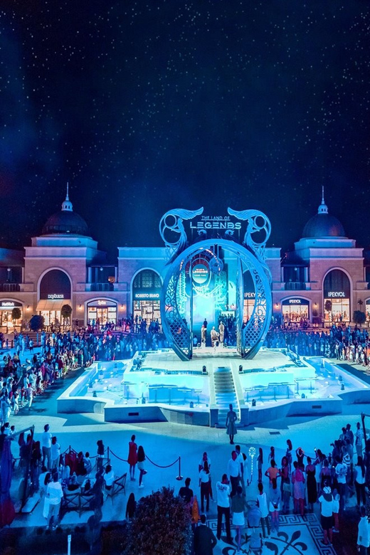 City of Side: Land of Legends Transfer & Boat Parade Show - Entering the Land of Legends complex