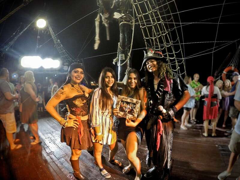 Cozumel: Pirate Ship Cruise with Open Bar, Dinner, and Show - Sword fights, games, and prizes keep the pace high