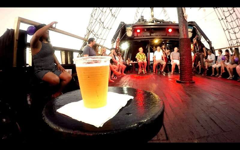 Cozumel: Pirate Ship Cruise with Open Bar, Dinner, and Show - Dancing follows dinner, with plenty of audience participation