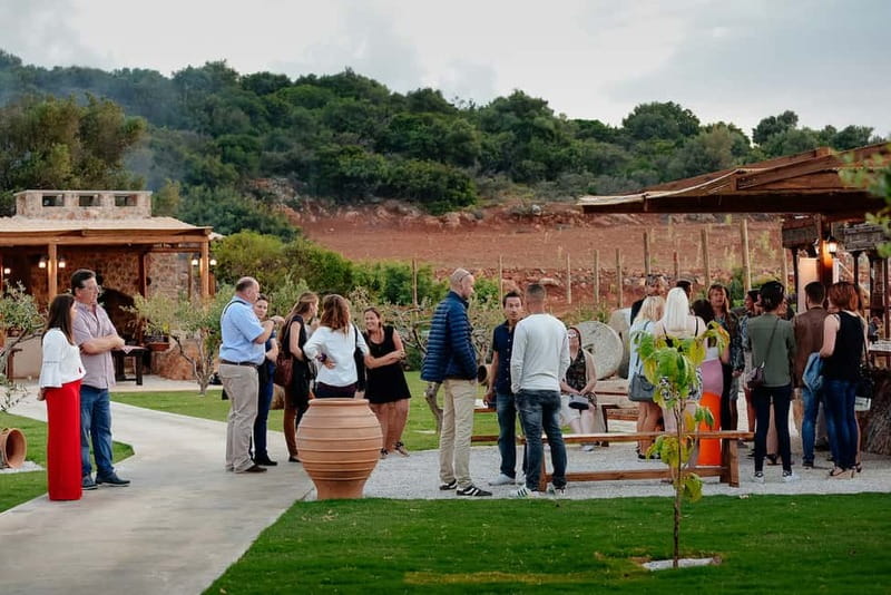 Crete: Olive Oil Festival, Farm Dinner, Live Show & Pickup - Pickup, guides, and language details