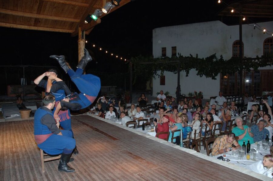 Crete: Traditional Dance Show and Buffet Dinner with Wine - Seeing traditional homes before the show