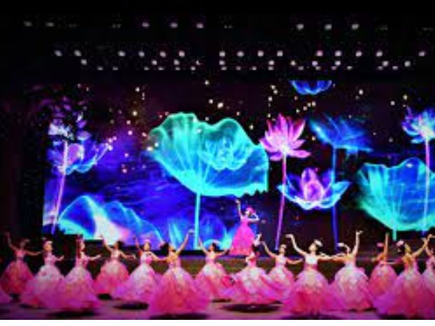 Da Nang Charming Show Viet Nam - The Ao Dai section turns national dress into stage movement