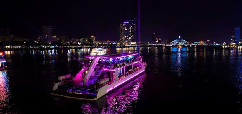 Da Nang: Poseidon Cruise with Dinner and Dragon Bridge Show - Starting at 36 Bach Dang Street